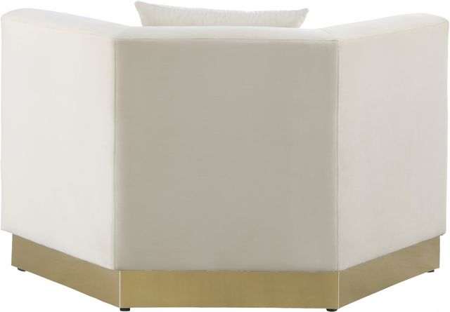 Meridian Furniture Marquis Cream Velvet Chair-2