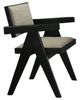 Furniture of America® Tottenham 2-Piece Black Arm Chair Set-0
