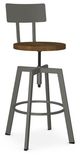 Amisco Customizable Architect Corkscrew Adjustable Stool-0