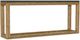 Hooker® Furniture Big Sky Furrowed Bark Sofa Table with Vintage Natural Base-0