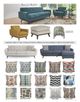HM Richards Elliot Teal Chaise Sofa-2