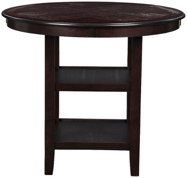 New Classic® Home Furnishings Gia 5-Piece Ebony Circle Counter Dining Set-4