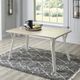 Signature Design by Ashley® Grannen Natural Rectangular Dining Table with White Base-4