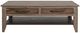 International Furniture Direct Natural Teca Brown Cocktail Table-1