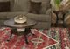 Powell® Franklin Rustic Umber Cocktail Table with Black Base-2