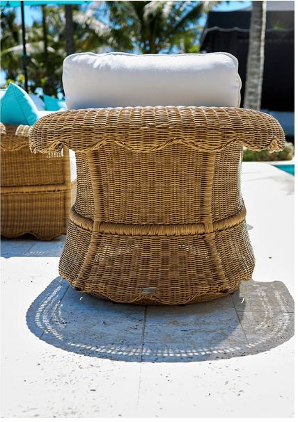Lane Venture® Cleary Outdoor Wicker Swivel Glider Lounge Chair-2