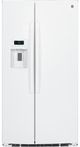 GE® 25.4 Cu. Ft. Side-by-Side Refrigerator-White-0