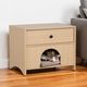 Furniture of America® Chiloquin Natural Side Table-0