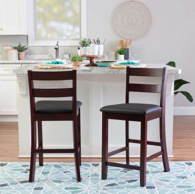 Linon Triena Soho Espresso Counter Stool-1