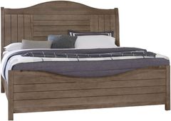 Vaughan-Bassett Cool Farmhouse Grey Queen Sleigh Bed