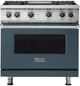 Viking® 5 Series 36” Squall Liquid Propane Pro Style Gas Range with Griddle-0