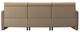 Stressless® by Ekornes® Customizable Emily Power Reclining Angled 3-Seater Sofa with Wood Trim and Legs-3