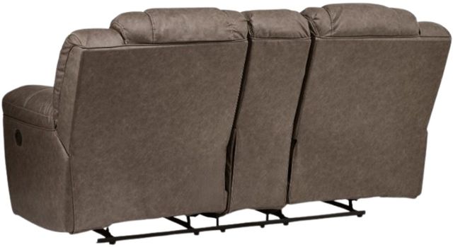 Signature Design by Ashley® Knoxlee Driftwood Manual Reclining Loveseat with Console-2