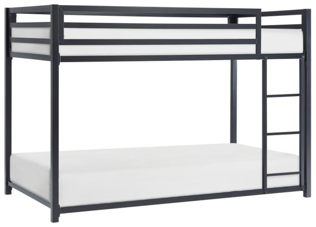 Homelegance® Jovie Black Twin/Twin Bunk Bed-0