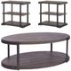 Liberty Furniture Modern View 3-Piece Dark Pewter/Gauntlet Gray Optional Occasional Table Set-0