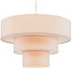 Currey & Company Livello Natural/White Chandelier-2