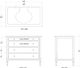 Bramble Customizable Carrington 44" Single Vanity-2