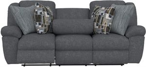 Catnapper® Trifecta Blue Mountain/Smoke Manual Reclining Sofa with Drop Down Table Catnapper® Trifecta Blue Mountain/Smoke Manual Reclining Sofa with Drop Down Table