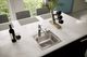 Elkay Lustertone® Lustrous Satin 15" x 15" 2-Hole Single Bowl Drop-in Bar Sink-2