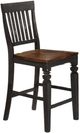 TEI St. Pete Maple/Storm Gray 24" Slat Back Counter Stool-0