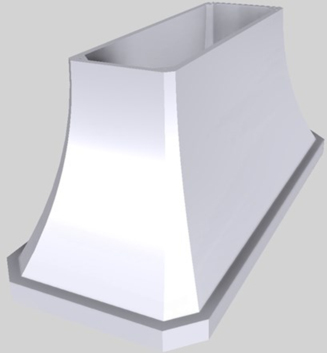 Vent-A-Hood® Designer Series 66" White Island Range Hood-1