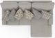 Jackson Furniture Livingston 3-Piece Linen Right Arm Facing Sectional and Chaise-3
