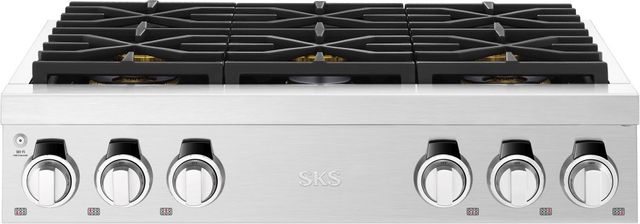 SKS 36" Stainless Steel Natural Gas Rangetop-0