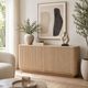 Crestview Turner Light Brown 4-Door Sideboard-1