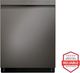 LG 24" PrintProof™ Black Stainless Steel Built In Dishwasher with QuadWash® Pro, TrueSteam® and Dynamic Dry®-1