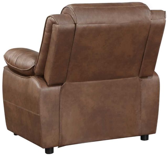 Coaster® Ellington Dark Brown Upholstered Padded Arm Accent Chair-3