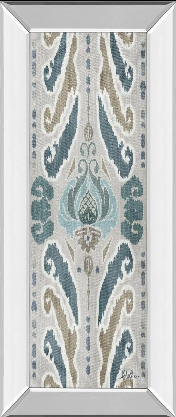 Classy Art A Touch of Flourish I by Patricia Pinto Mirror Framed Wall Art-0