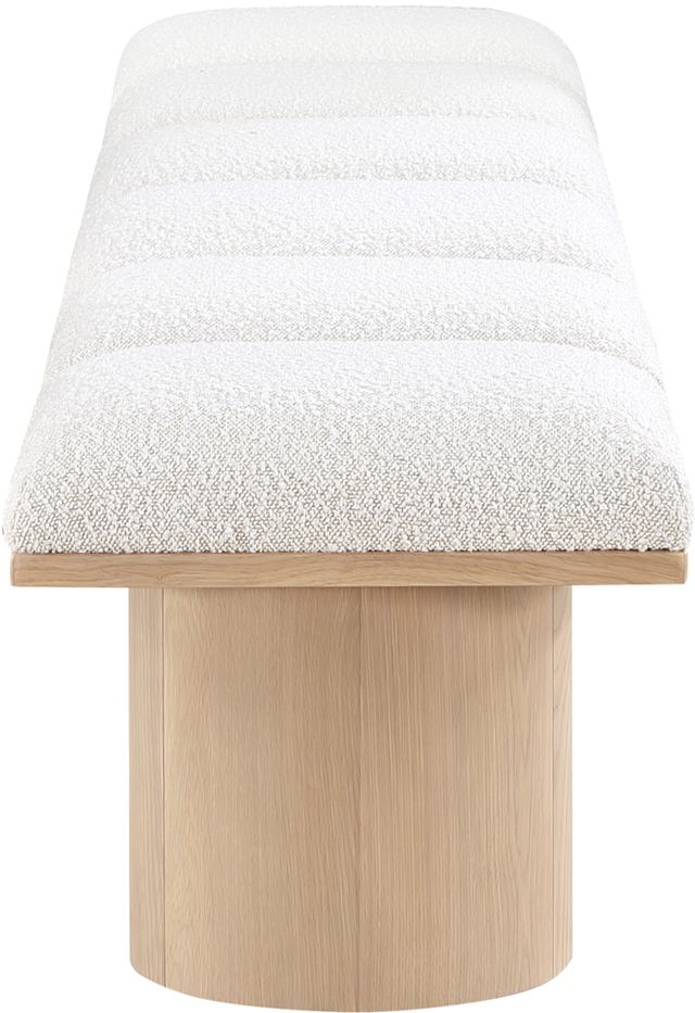 Meridian Furniture Pavilion 6-Piece Cream/Natural 108" Modular Bench Set-3
