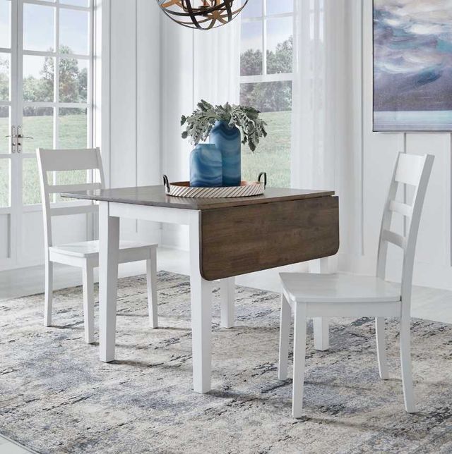 Liberty Furniture Landale 3-Piece Chestnut/White Dining Set-1