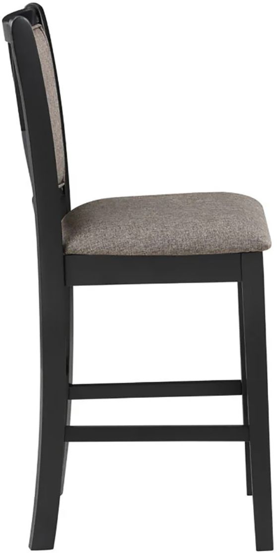 New Classic® Home Furnishings Potomac Black/Gray Counter Stool-3