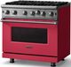 Viking® 5 Series 36" Valentine Pro Style Natural Gas Range-2
