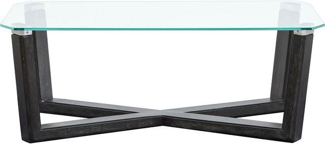 Magnussen Home® Wexler Black Truffle Rectangular Cocktail Table-1