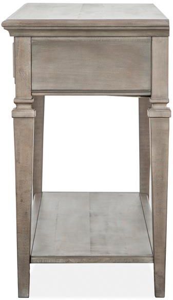 Magnussen Home® Lancaster Dovetail Gray Rectangular Sofa Table-3