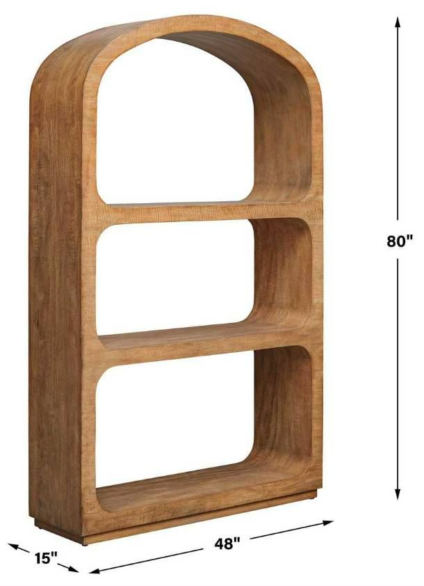 Uttermost® Achley Brown Etagere-2