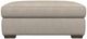 Flexsteel® Collins White Shell Ottoman-1