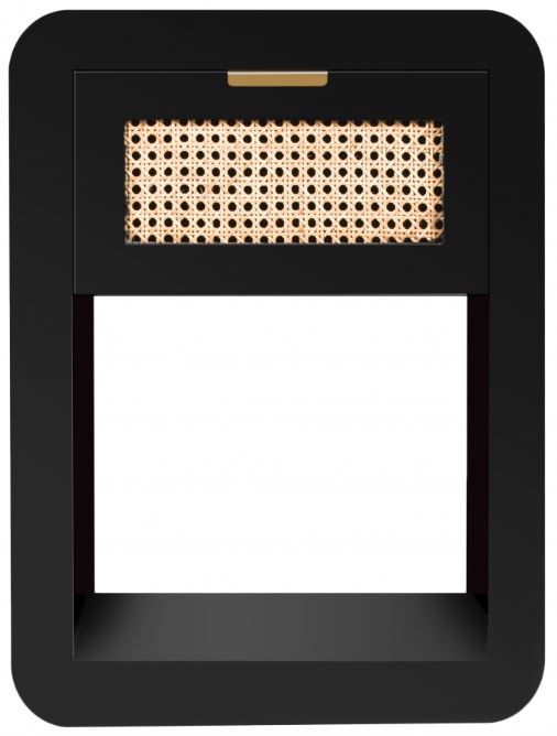 Meridian Furniture Langham Black Nightstand-1