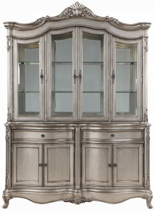 ACME Furniture Ariadne Antique Platinum Buffet and Hutch-3