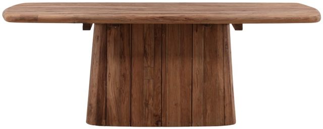 Dovetail Furniture Belvoir Natural Wooden Outdoor Dining Table-1