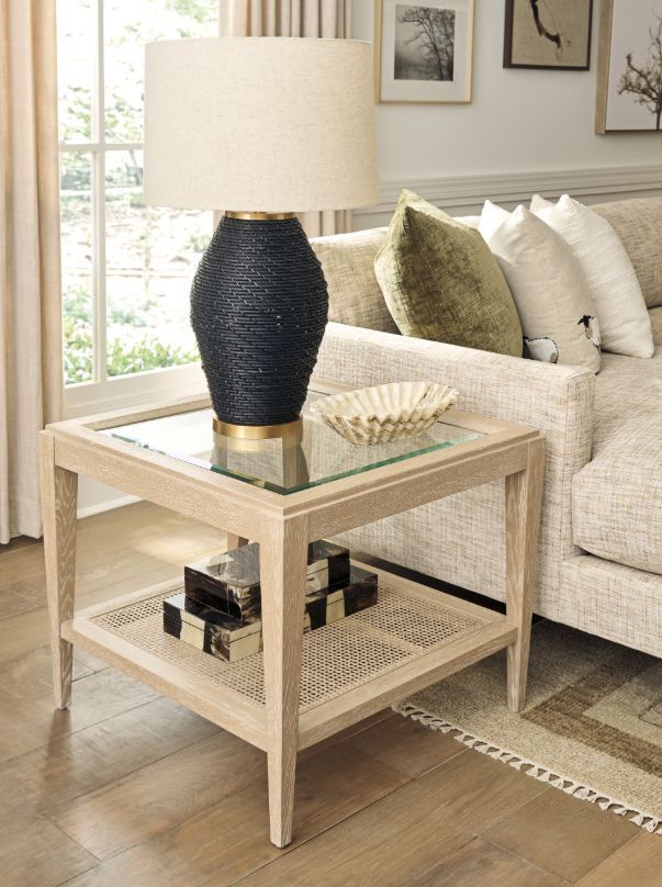 Lexington Home Sunday Morning Salt Marsh Sandstone Square End Table-1