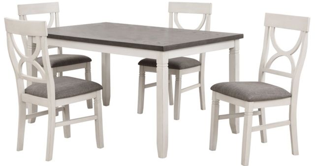 American Wholesale Furniture Anna White Dining Side Chair-1