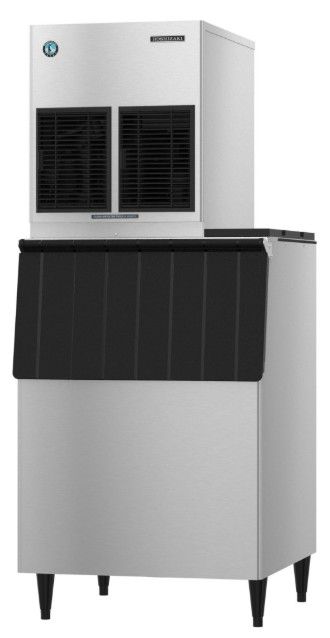 Hoshizaki Cubelet 22" 821 lb. Stainless Steel Remote-Cooled Modular Icemaker-1