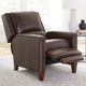Parker House® Connor Espresso Manual Push-Back High Leg Recliner-1
