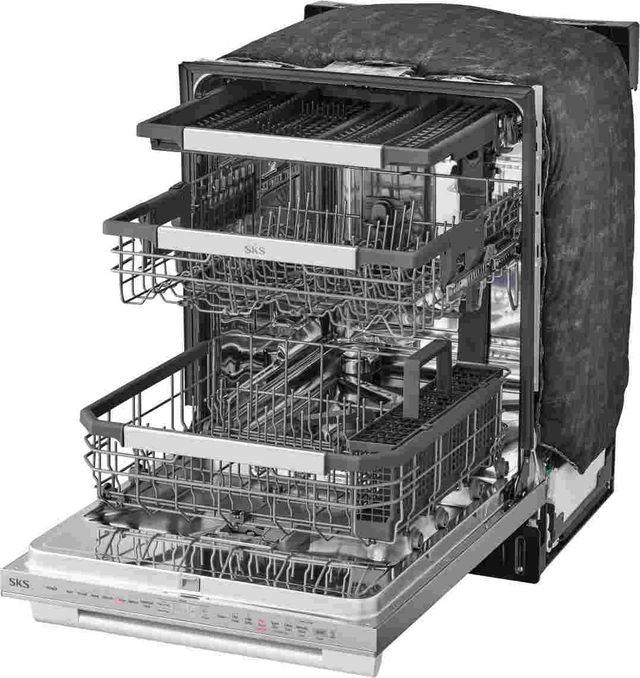 SKS 24" Stainless Steel Top Control Built-In Dishwasher-3