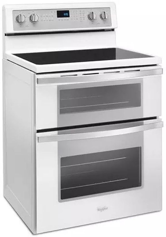 Whirlpool® 30" White Ice Double Oven Freestanding Electric Range-3