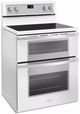 Whirlpool® 30" White Ice Double Oven Freestanding Electric Range-3
