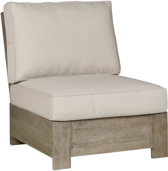 Signature Design by Ashley® Silo Point Brown Outdoor Armless Chair-0